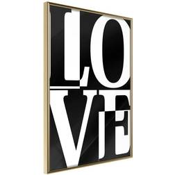 Arkiio Affisch Black and White Love [Poster] 20x30 Poster